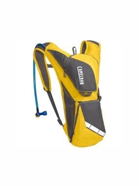 Camelbak rogue 70 oz hydration pack hiking backpack yellow gray